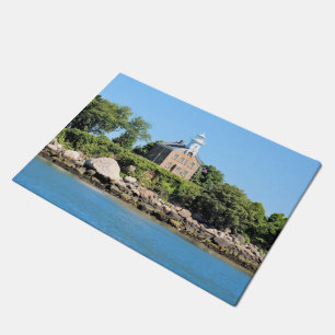 Great Captain Island Lighthouse, CT Door Mat