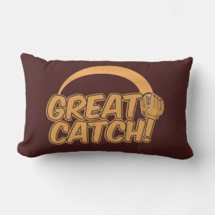 GREAT CATCH! custom colour throw pillow