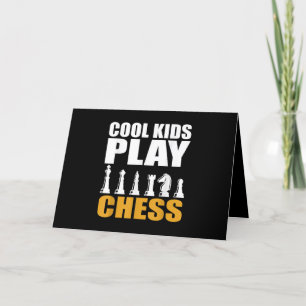 Great Chess Kids Chess Piece Girls Boys Holiday Card