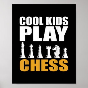 Great Chess Kids Chess Piece Girls Boys Poster