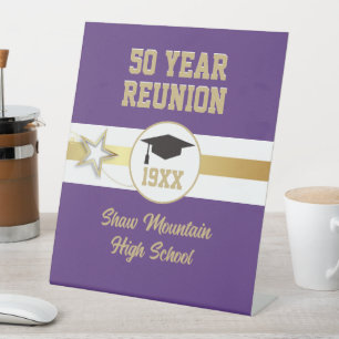 Great Choice! Any year Class Reunion Pedestal Sign