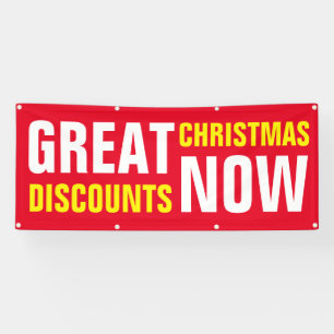 GREAT CHRISTMAS DISCOUNTS NOW BANNER