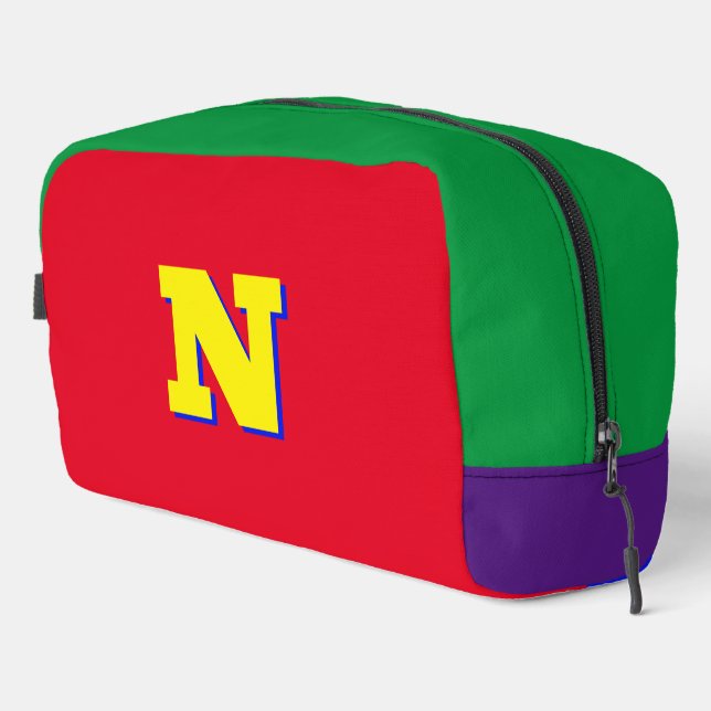 Great Colours Monogramed Duffle Bag (Right Corner)