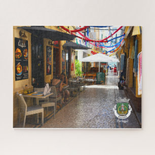 Great Conversations in Nazare, Portugal Jigsaw Puzzle