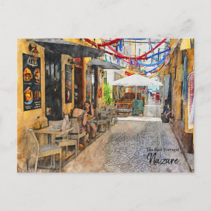Great Conversations in Nazare, Portugal  Postcard