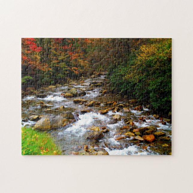 Great Creek  Smoky Mountains. Jigsaw Puzzle (Horizontal)
