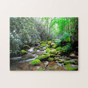 Great Creek Smoky Mountains. Jigsaw Puzzle