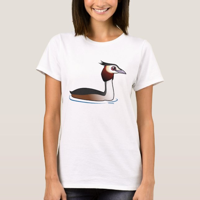 Great Crested Grebe T-Shirt (Front)