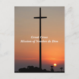 Great Cross Mission of Nombre de Dios Postcard