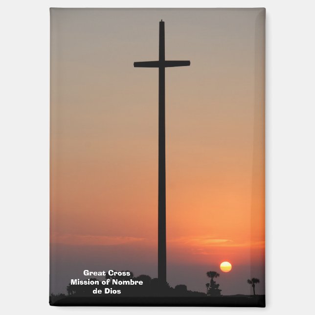 Great Cross St. Augustine, Florida Magnet (Front)