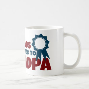 Great Dads Get Promoted to Grandpa Coffee Mug