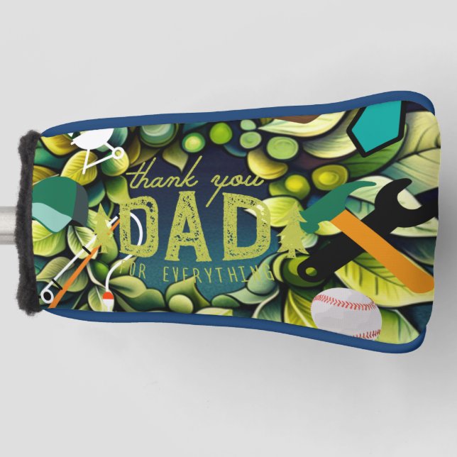 Great Dads Golf Head Cover (Front)