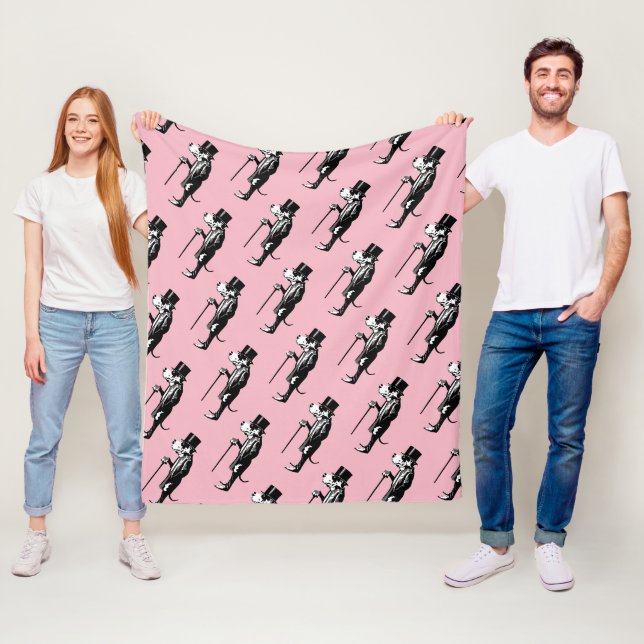 Great Dane abstract pattern Fleece Blanket (In Situ)