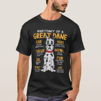 Great Dane Anatomy Funny Dog Mom Dad Gift 