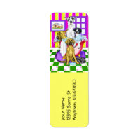 Great Dane Bath Tub Full verticle Labels