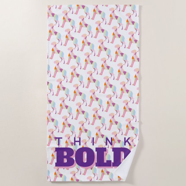 Great Dane  Beach Towel (Front)
