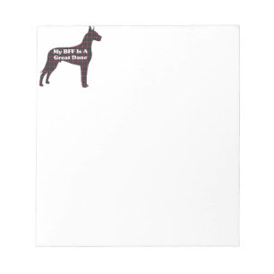Great Dane BFF Notepad