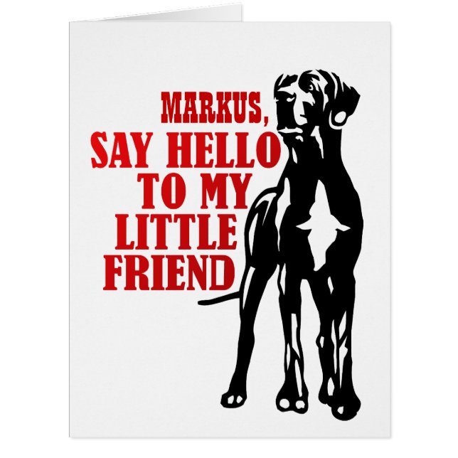 Great Dane Big Card (Front)