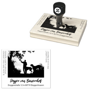 Great Dane Big  Gummistempel Rubber Stamp
