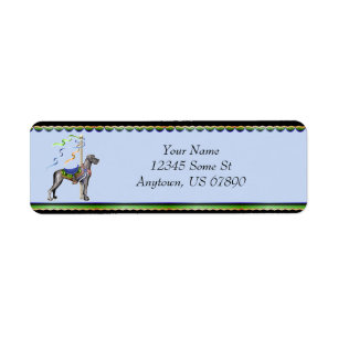 Great Dane Black Carousel UC Labels