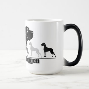 Great Dane Black White Magic Mug
