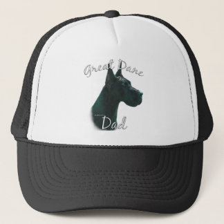 Great Dane (blk) Dad 2 Trucker Hat