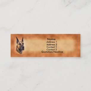 Great Dane Brindle Crop Profile Card