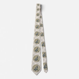 Great Dane (Brindle) Painting - Original Dog Art Tie