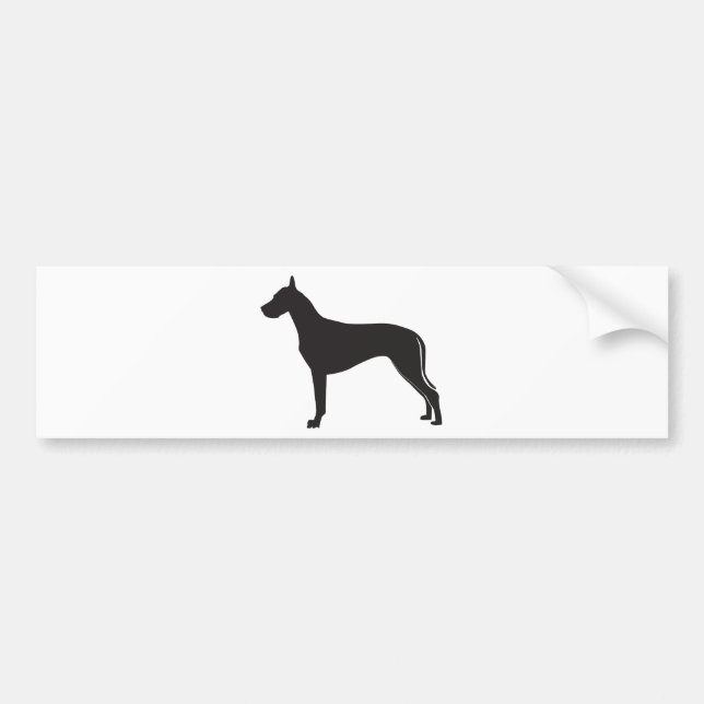 Great Dane Bumper Sticker (Front)