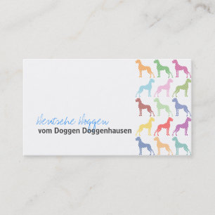 Great Dane Businesscards Business Card