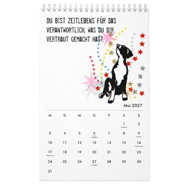Great Dane Calendar Quotes (May 2027)