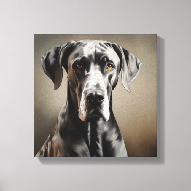 Great Dane Canvas Print (Front)