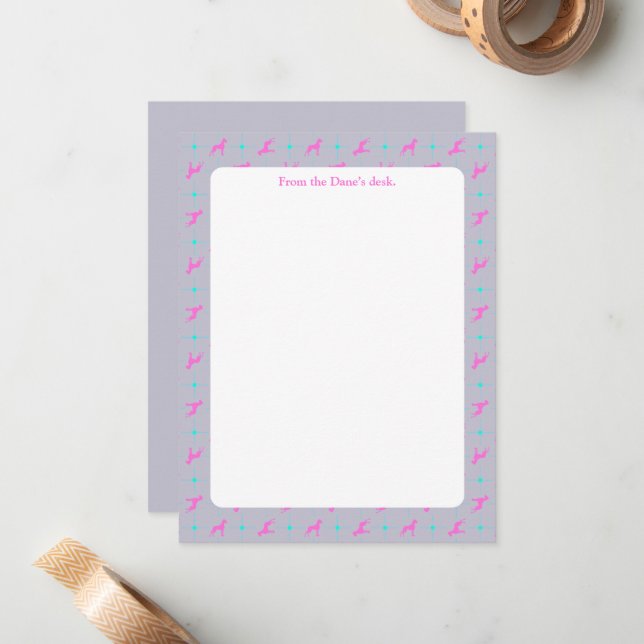 Great Dane  Card (Front/Back In Situ)