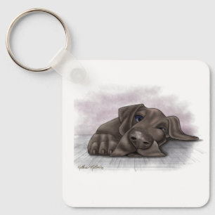 Great Dane Cartoon Keychain