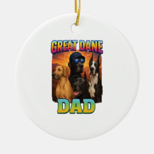 Great Dane Ceramic Ornament