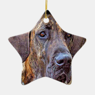 "Great Dane" Ceramic Ornament