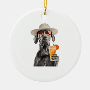 Great Dane Ceramic Ornament