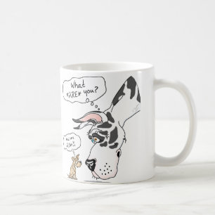 Great Dane & Chihuahua Harlequin Coffee Mug