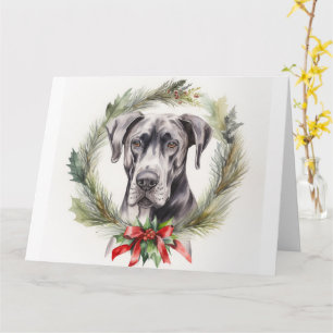 Great Dane Christmas Card
