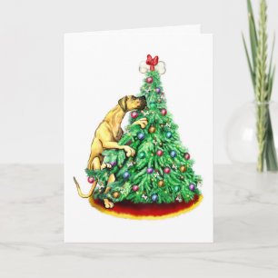 Great Dane Christmas Reach Goals Fawn UC Holiday Card