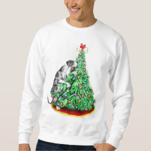 Great Dane Christmas Reach Goals Merle UC Sweatshirt