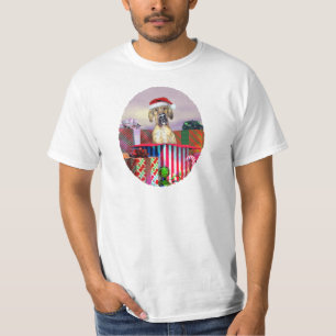 Great Dane Christmas Surprise Brindle UC T-Shirt