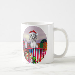 Great Dane Christmas Surprise Merle UC Coffee Mug