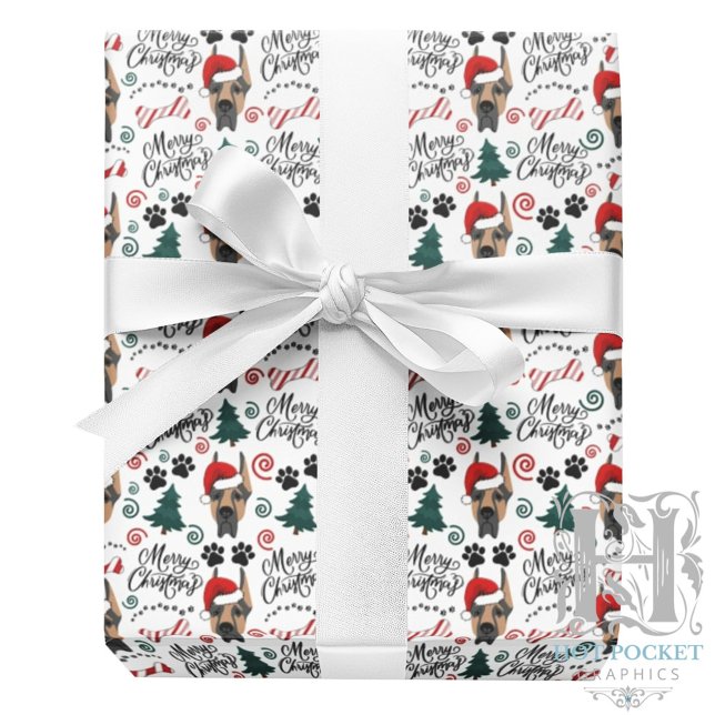 Great Dane Christmas Wrapping Paper (Creator Uploaded)
