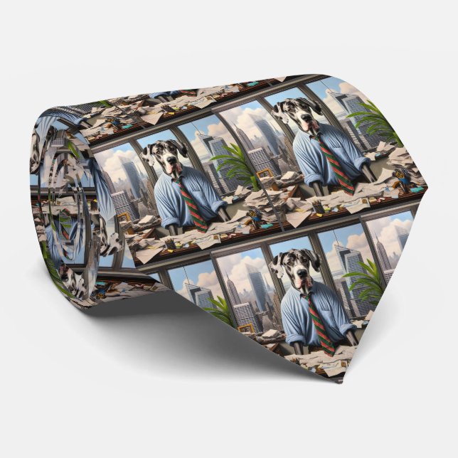 Great Dane Corporate Businessman Tie (Rolled)