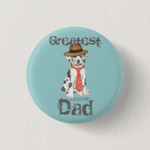 Great Dane Dad 1 Inch Round Button
