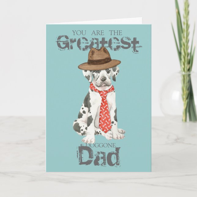 Great Dane Dad Card (Front)