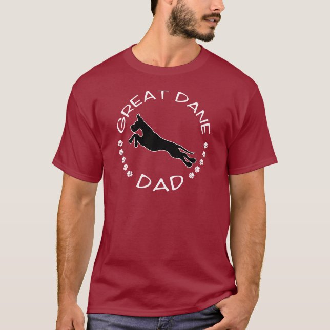 Great Dane Dad Jumper T-Shirt (Front)