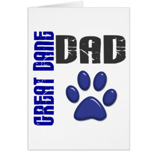 GREAT DANE DAD Paw Print 2