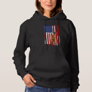 Great Dane Dog American Flag Patriotic Independenc Hoodie